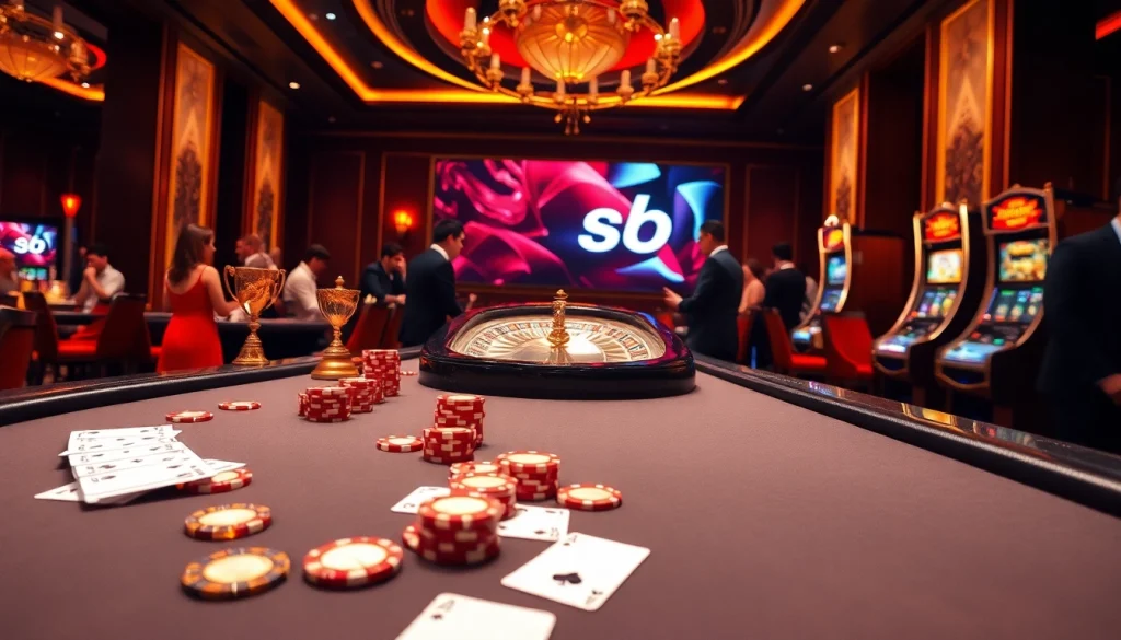 S8 poker players strategizing around a luxurious table, showcasing chips and cards in an elegant casino.