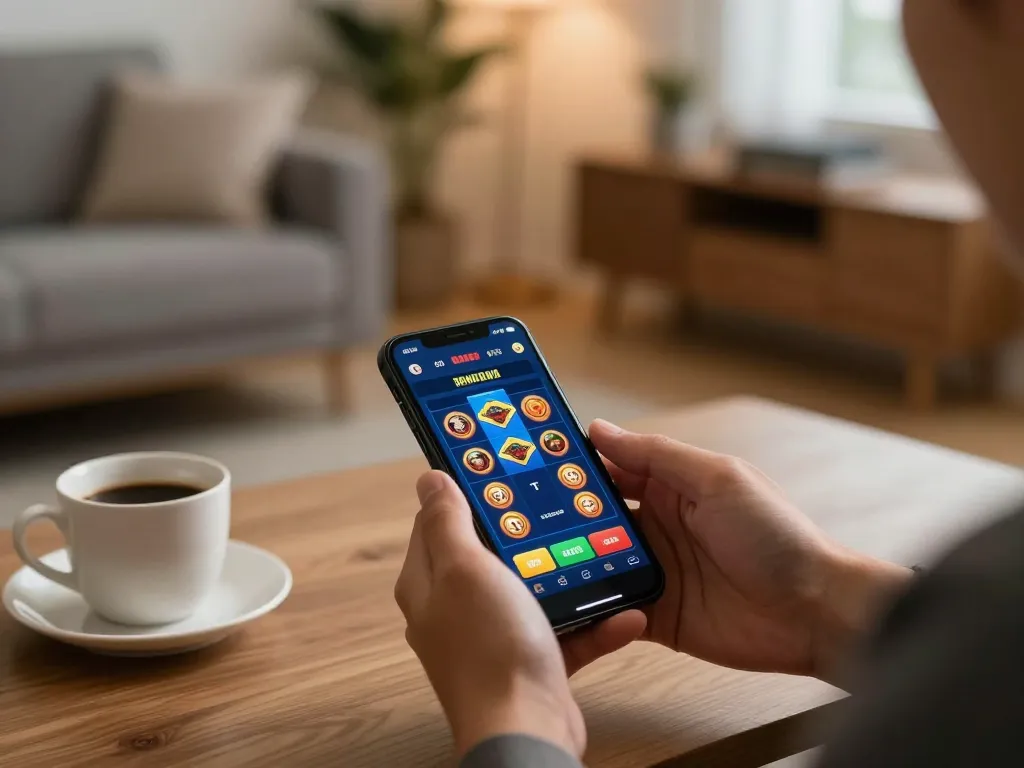 Play dynamic nk88 casino games on a mobile app, showcasing interactive betting options and modern design