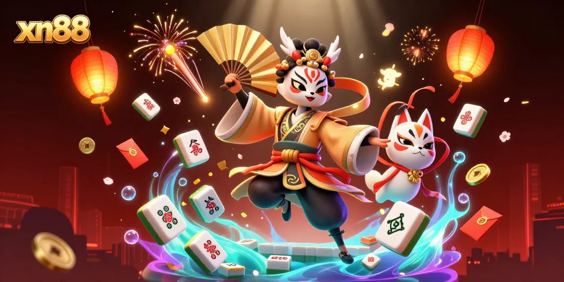 Experience thrilling gameplay at xn88 with vibrant casino elements in a dynamic 3D scene.