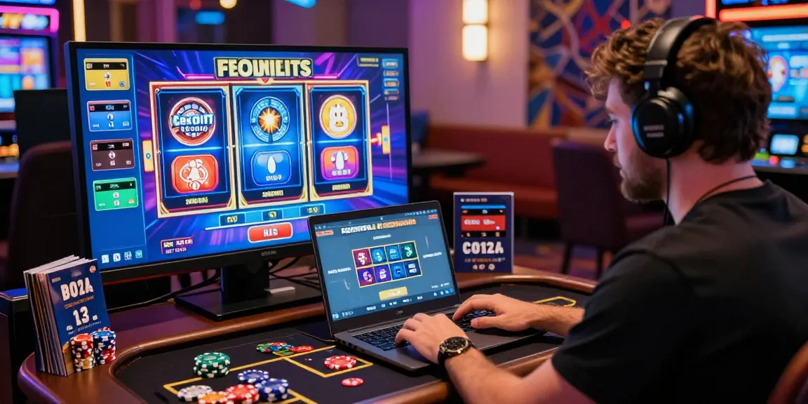 Engaging online casino scene at https://brcs.co.uk with credit card payment options, vibrant graphics, and a player interacting with a live dealer
